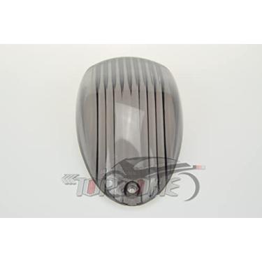 Imagem de TOPZONE Lente de luz traseira de motocicleta Smoke LED, compatível com Kawasaki 2002-2024 Vulcan 900 Classic LT/Custom/Classic & 2002-2008 Mean Streak, OEM: 23026-1246