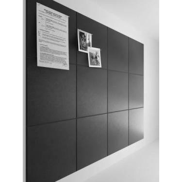 Imagem de Placa de cortiça Bumusty Large 120x90cm com abas adesivas e pinos