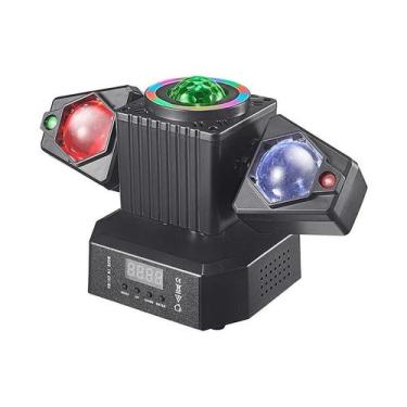 Imagem de Luz De Cabeça Móvel RGB Com Controle Remoto Por Voz, Projetor Laser Pa