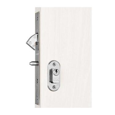Imagem de Fechadura Porta Correr Cromada Exterior 0529 - SOPRANO