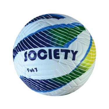 Imagem de Bola de futebol society / fut7 pu pro laminado 4mm kick off ultra fusi