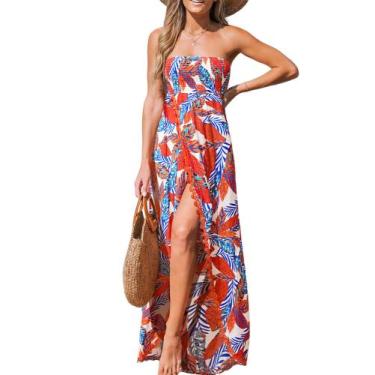 Imagem de Vestidos maxi femininos CUPSHE, sem mangas, renda, casuais, sem alças,