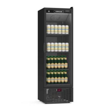 Imagem de Visa Cooler Cerveja 250 Litros Porta de vidro Aquecido Preto/Preto VCC