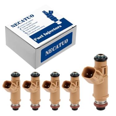 Imagem de Conjunto de 5 injetores de combustível - Compatível com Volvo S40 2004-2010 V50 2005-2010 2.4L L5 - Substitui FJ1118 86994506 852-12248