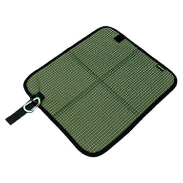 Imagem de Dynwave Esteira dobrável para sentar, à prova d'água, portátil, 13,7 x 12,2 x 0,4 polegadas para caminhadas, Verde
