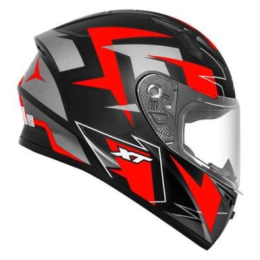 Imagem de Capacete Xtroy Esportivo C/ Narigueira Masculino E Feminino, Vermelho 