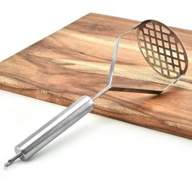 Imagem de Amassador Espremedor de Batatas Manual Profissional Aço Inox