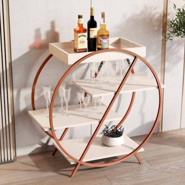 Imagem de Bar Adega com Pés de Ferro JB 4009 JB Móveis