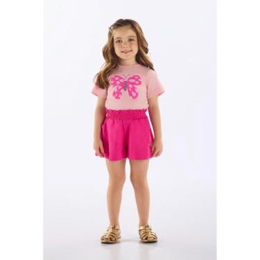 Imagem de Blusa Infantil em Algodão com Strass Up Baby, Rosa, 12