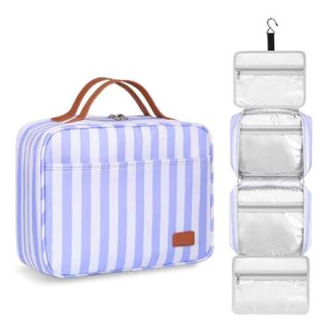 Imagem de Bolsa de higiene de viagem Bosidu suspensa resistente à água para mulh