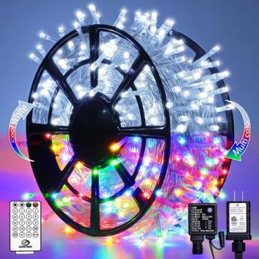 Imagem de String Lights JMEXSUSS 500 LED com mudança de cor 163 pés
