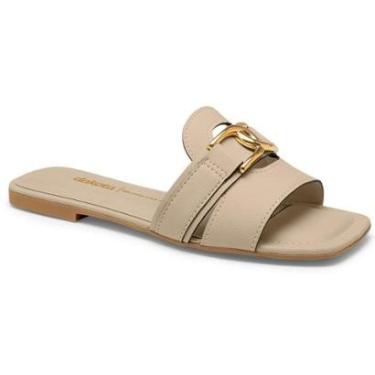 Imagem de Tamanco Slide Dakota Y9182 Feminino - Nude-Feminino