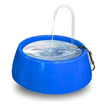 Imagem de Bebedouro para Gatos e Cães Automático, Fonte de Água com Capacidade de 1,2 Litros e Funcionamento Bivolt para Pets(Azul)