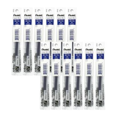 Imagem de Pentel Refil de tinta – para caneta de gel permanente EnerGel PRO, (0,7 mm), linha média, tinta azul – LRP7-C