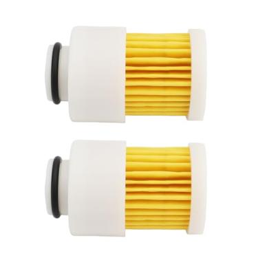 Imagem de Briny River 2 peças de filtro de combustível marítimo externo 68V-24563-00 compatível com Yamaha Outboard Marine 50HP T50 F50 60HP F60 T60 75HP