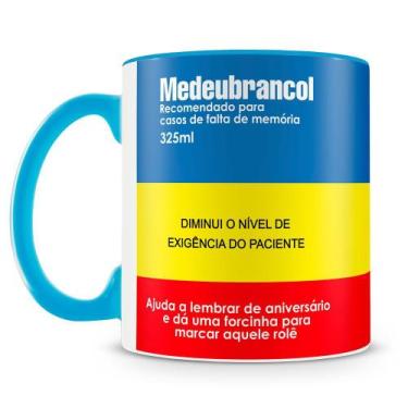 Imagem de Caneca Divertida Estampa Remédio 325ml - Presente Criativo - Amo Canec