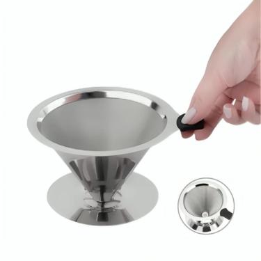 Imagem de Coador Café Inox Reutilizável 101 Sem Papel