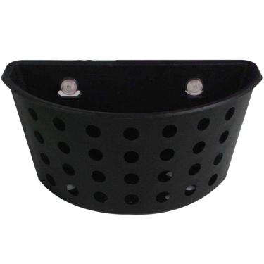 Imagem de Cesta Plástica One Com Ventosas Preta - 10812-0008 - Coza