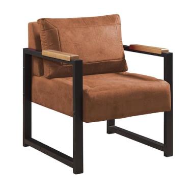 Imagem de Poltrona Decorativa Ferro Estilo Industrial Ipanema - Gonçalves Decor,