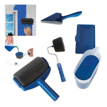 Imagem de Kit 5 Pçs Rolo Pintura Inteligente Sem Sujeito Paint Roller - MINYMIX