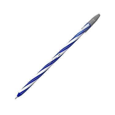 Imagem de Caneta Gel Spiro 0.7mm Azul CiS Vibrante Escolar Colorida Prova Texto Aula Desenho Cor Escrever