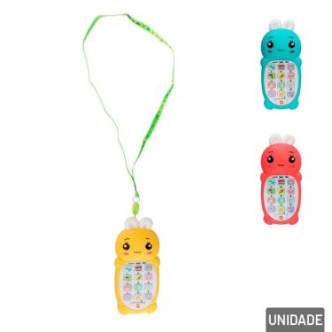 Imagem de Telefone Musical Infantil com LUZ e SOM Coelho - Tudo em Caixa