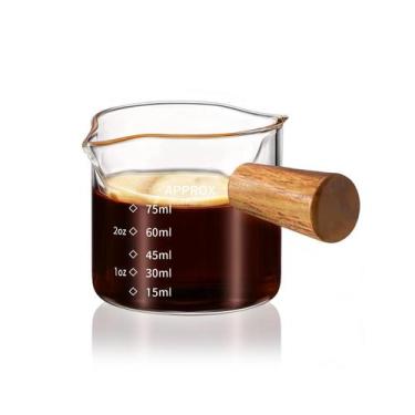 Imagem de Copos de café expresso YARRAMATE de vidro transparente 100mL com alça 