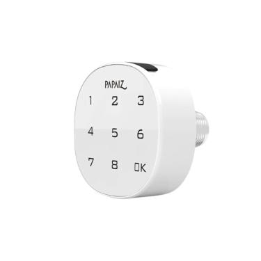 Imagem de Fechadura Eletrônica P/ Móveis M1602 Com 8 Dígitos Branco