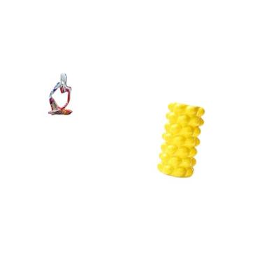 Imagem de Fenteer Estatueta de Resina Abstract Thinker E Vaso de Flores de Porcelana para Decoração de Quarto, Escritório, Loja, Estante, Mesa, Sala de Estar, Gaveta