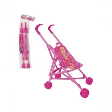 Imagem de Carrinho De Boneca Brinquedo Dobrável Infantil