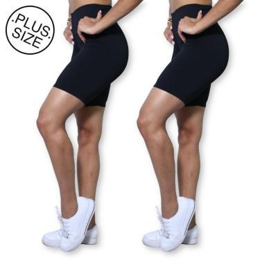 Imagem de Kit 2 Bermudas Plus Size Heide Ribeiro Silver Fitness-Feminino