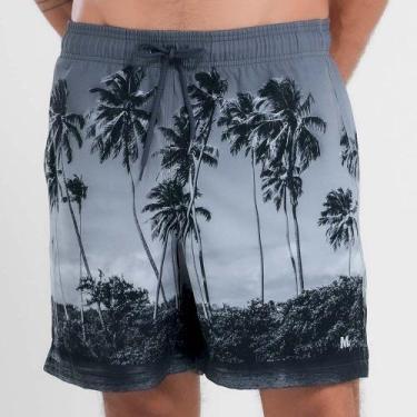 Imagem de Shorts elastano estampado coqueiros - MASH