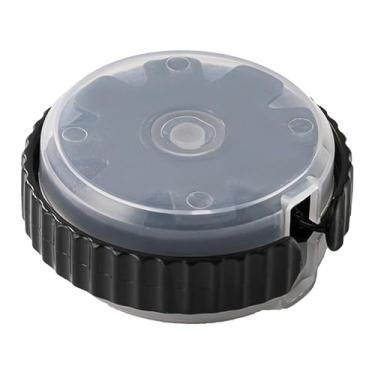 Imagem de KiBcsLic Enrolador de Cabo USB, Organizador de Cabos de Carregamento, Pequeno, Reutilizável, Caixa de Armazenamento de Cabos de Dados para Mesa, Viagem e, Preto