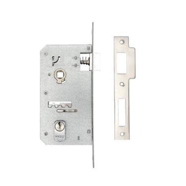 Imagem de Kit de Fechadura Máquina Serralheiro Tradicional 45mm SM-45E Inox Pado