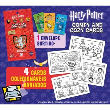 Imagem de Livro - Harry Potter - Comfy and Cozy 4 Cards para colorir e coleciona