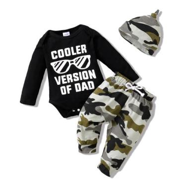 Imagem de Conjunto de roupas NZRVAWS Baby Boy 12-18 meses Romper Camouflage