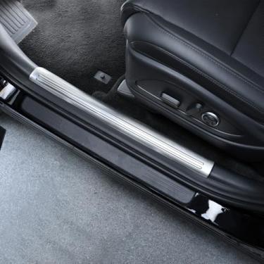 Imagem de Cnaurda Capa de espelho exterior ABS, kits de acabamento de capa de espelho retrovisor lateral compatíveis com Hyundai Palisade LX3 2026 LHD/RHD acessórios externos (prata)