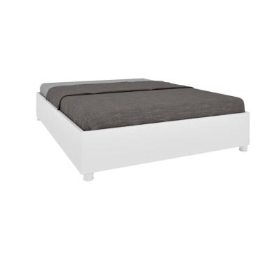 Imagem de Cama Box Casal em MDP 35cm x 144cm Grécia Espresso Móveis Neve