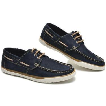 Imagem de G110CLA Mocassim Dockside masculino em couro nobre marinho - CLACLE, A