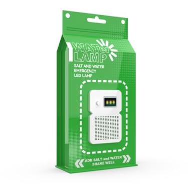 Imagem de Lâmpada de Emergência com Água Salgada Lanterna LED Portátil para Camping Sem Bateria Necessária Trilhas Pesca Noturna Buraco Suspensão Fonte Luz Confiável ABS Polipropileno Premium