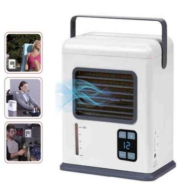 Imagem de Ar Condicionado Digital Umidificador Ar Mini Purificador Ventilador Portatil Usb Bivolt Blu Breeze Versatilidade
