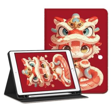 Imagem de Yzlvigrous Capa para ipad Mini 6 Gen 2021/ipad Mini 7 Gen 2024, Visualização em Vários Ângulos, Capa Fina de Suporte PU de 8.3 Polegadas com Despertar/sono Automático