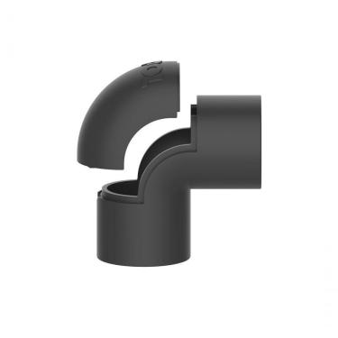 Imagem de Joelho Pvc 1/2" Para Eletroduto Preto Inpol