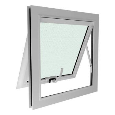 Imagem de Janela Maxiar Banheiro Esquadrias Brasil 60X60 Cor Natural