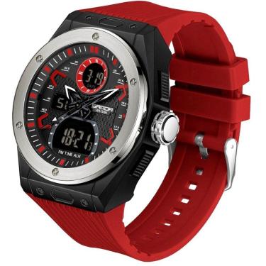 Imagem de Relógio Masculino Dupla Exibição Digital A Prova D`Água