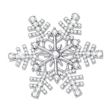 Imagem de YAHPERN Broche de Natal para mulheres, arco de árvore de Natal, floco de neve, rena, broches de alegria, acessórios de joias de Natal, roupas de férias de inverno, lembrancinhas de festa, presentes