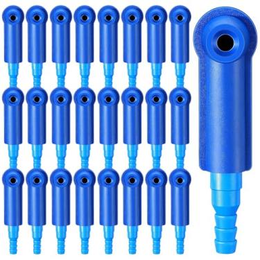 Imagem de YAHAHARICH Kit universal de sangramento de freio de 25 peças | Conjunto de ferramentas de sangramento de freio de plástico substituível de fluido de freio para carros, caminhões, motocicletas | Kit de