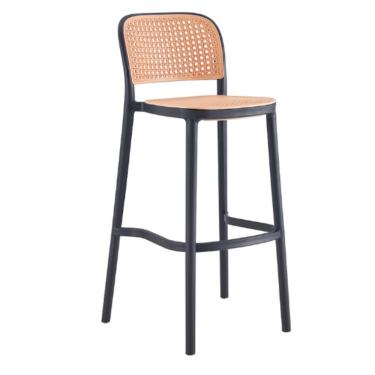 Imagem de Banqueta Lia Com Encosto - Preta