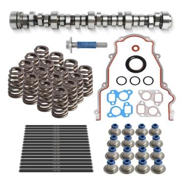 Imagem de LS Stage 2 Kit de came de caminhão para motores GM Silverado/Sierra 4.8L 5.3L 6.0L 6.2L Gen 3/4 LS 1999-2013 (Inclui 212/218 .1,404.6 cm/.1,404.6 cm Árvore de cames, Molas, Hastes, Vedações e Juntas)