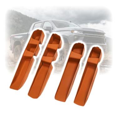 Imagem de RigidWire 2 pares de caixa de armazenamento lateral de porta compatível com Chevy GMC 2022-2026 Silverado Sierra 1500 24-26 Silverado Sierra 2500 3500 HD organizador de porta lateral de substituição